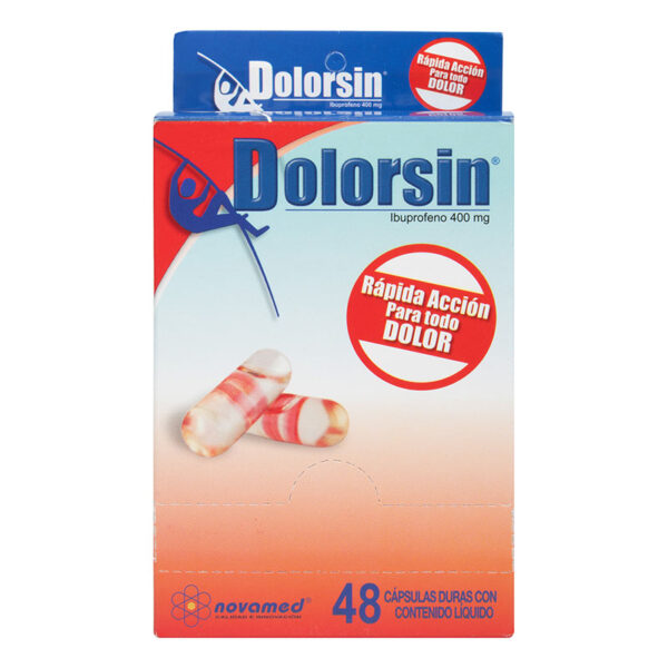 DOLORSIN 400 MG DISPLAY 48 CAPSULAS(3%+)
