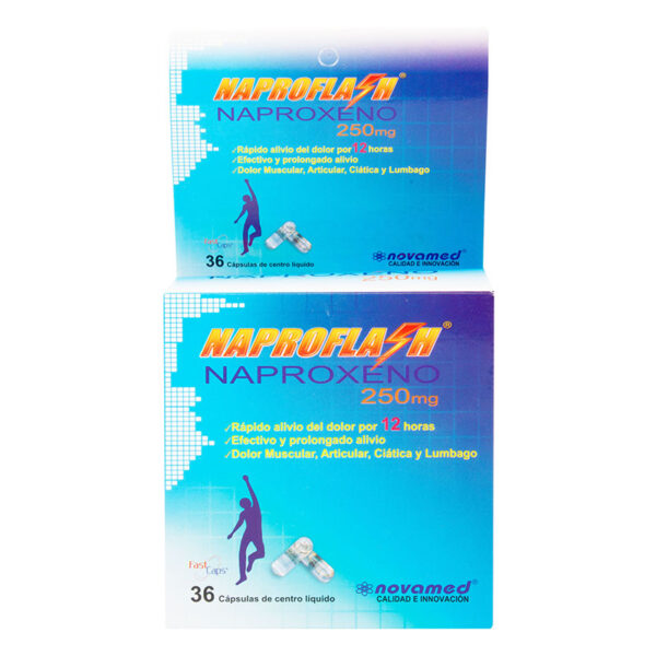 NAPROFLASH250MG X 36