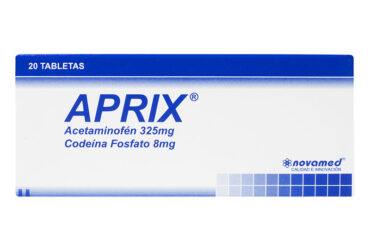APRIX 325/8 MG 20 TABLETAS