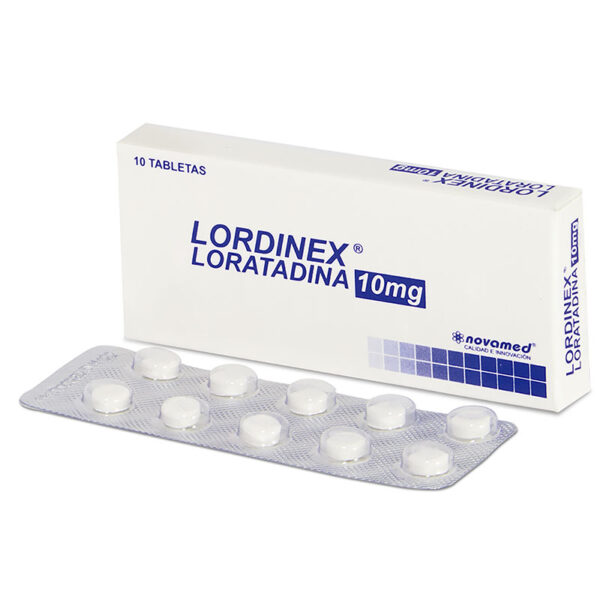 LORATADINA LORDINEX 10 MG 10 TABLETAS