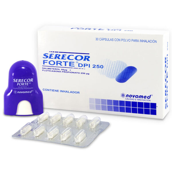SERECOR FORTE DPI 250/50MG INHAL.30 CAPS