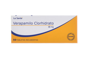 VERAPAMILO 80 MG 50 TABLETAS LS(P)10280