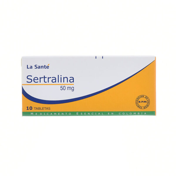 SERTRALINA 50 MG 10 TABLETAS LS