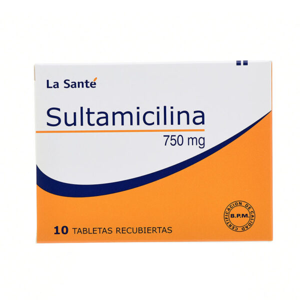 SULTAMICILINA 375 MG 10 TABLETAS LS