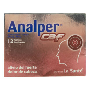 ANALPER CAF 500/40 MG 12 TABLETAS