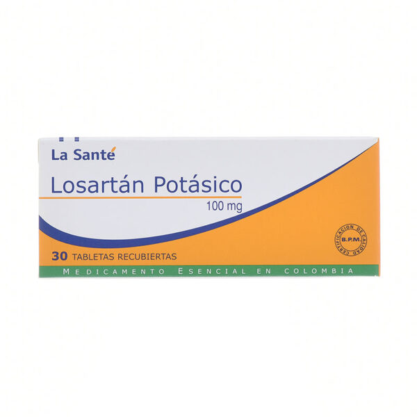 LOSARTAN POTASICO 100 MG 30 TBS LS