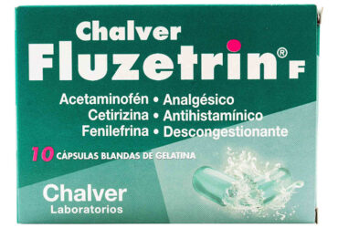FLUZETRIN F 500 MG 10 CAPSULAS CBG