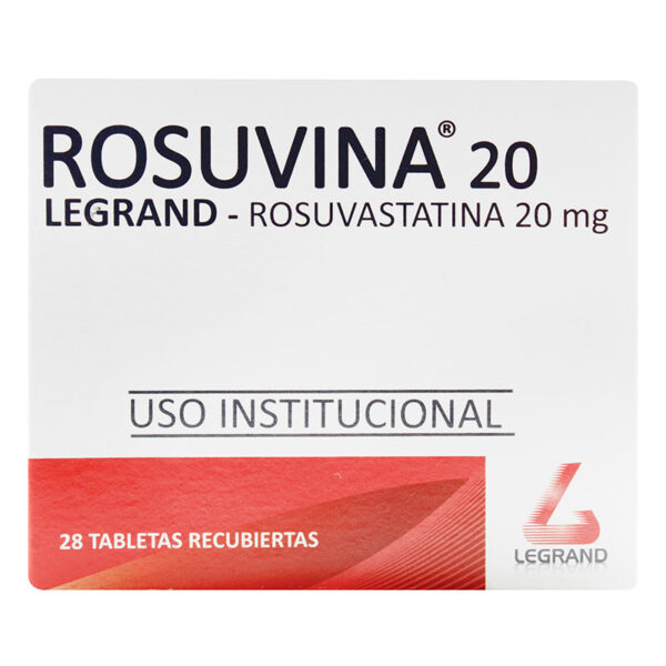 ROSUVINA 20 MG 28 TABLETAS