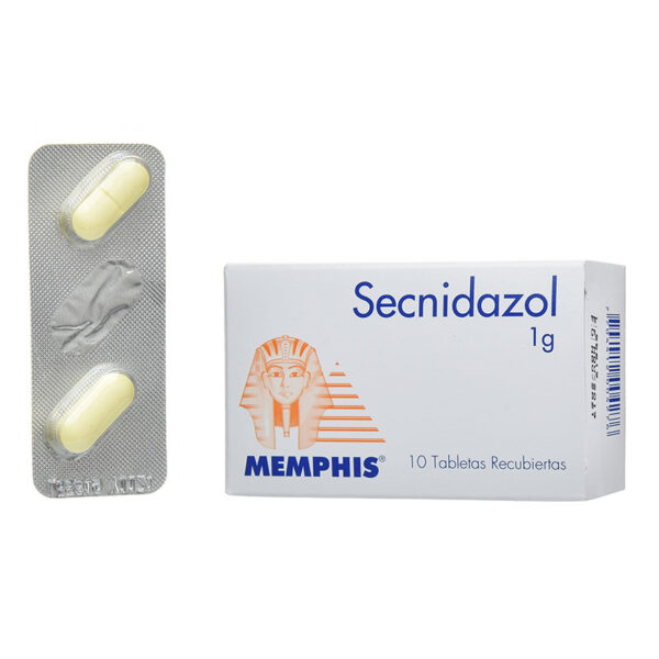 SECNIDAZOL 1GR X10 TBS MEMPHIS