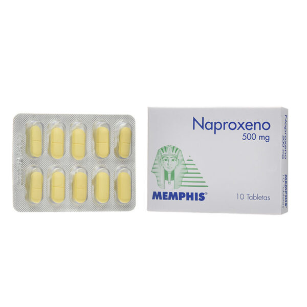 NAPROXENO 500MG X 10 MEMPHIS