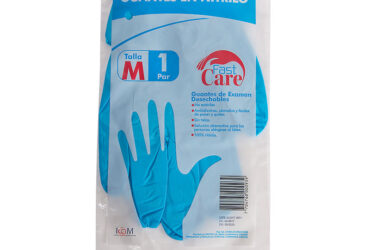 GUANTE FAST CARE NITRI.AZUL T.M 12PAR.IC