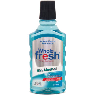ENJ. BUCAL WHOLE FRESH ZERO 500 ML ICOM