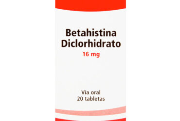 BETAHISTINA 16 MG 20 TABLETAS GF