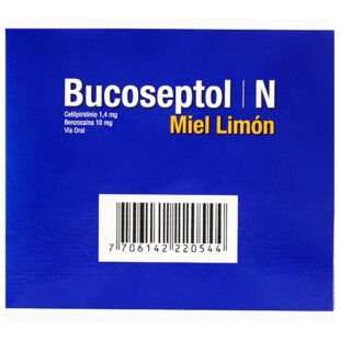 BUCOSEPTOL-N MIEL LIMON 60 TBS