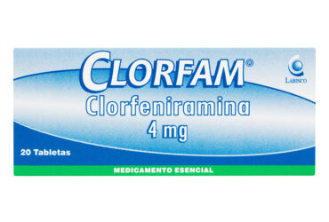 CLORFAM 4 MG 20 TABLETAS