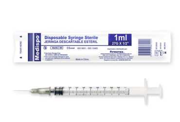 JERINGA MEDISPO INSULINA 3P 1 ML 27X1/2