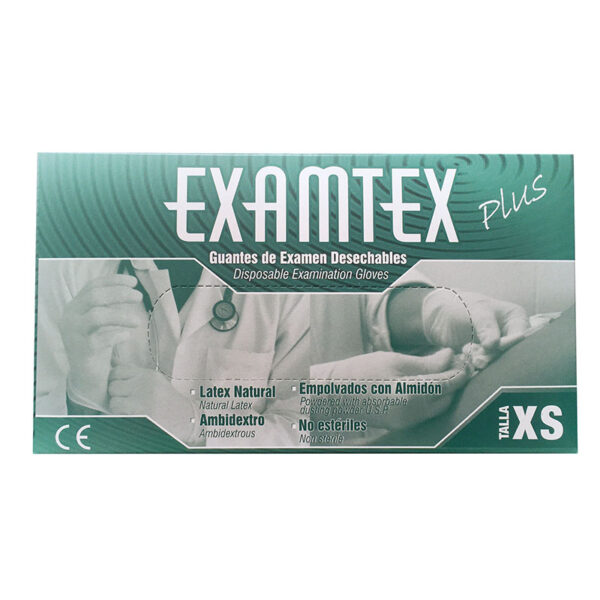 GUANTE EXAMTEX PROTEX 100 UND T.XS