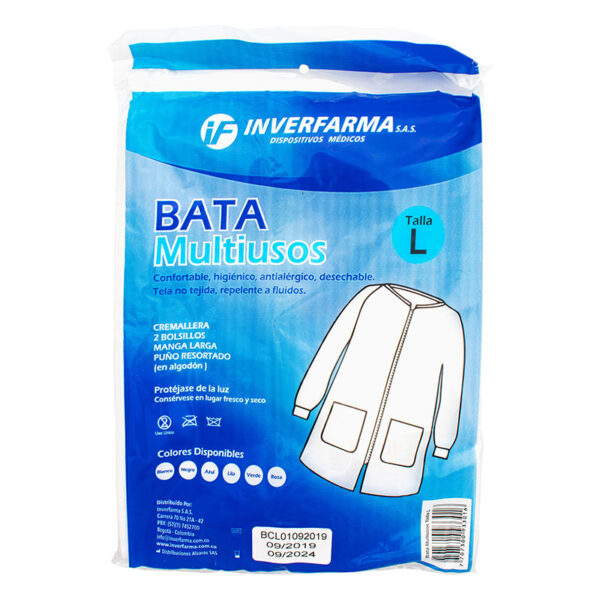 BATA MULTIUSOS MULTI COLORES TALLA L