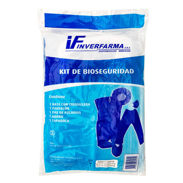 KIT BIOSEGURIDAD - 5 PIEZA  INVERFARMA
