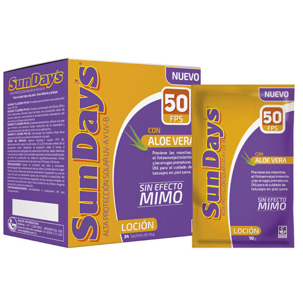 PROT.SOL.SUNDAYS KAR.ALO.FPS 50 LC.24 SB