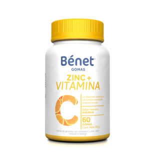 GOMAS BENET VITAMINA C+ZINC 60 UNIDADES