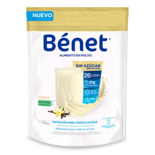 BENET SIN AZUCAR VAINILLA DOYPACK 400 GR