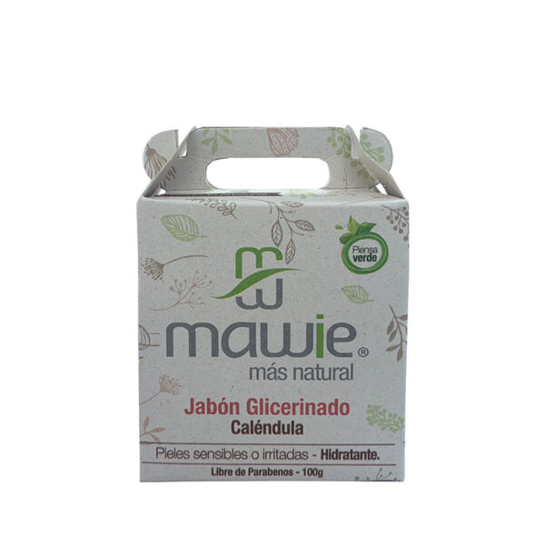 JABON GLICERINADO CALENDULA MAWIE 100 GR
