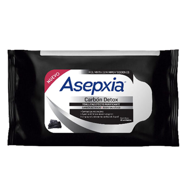 ASEPXIA TOALLITAS CARBON 25 UNS (SF)