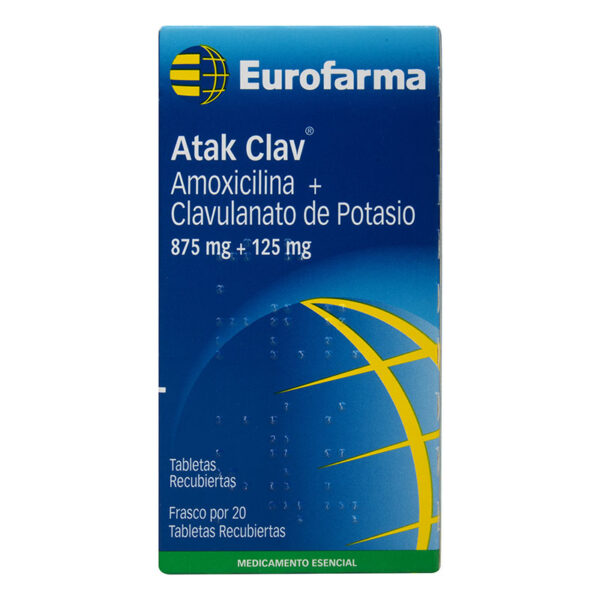 ATAK CLAV 875 MG 14 TABLETAS
