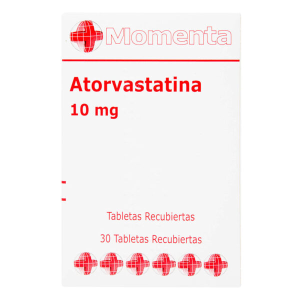 ATORVASTATINA 10 MG 30 TBS MOMENTA