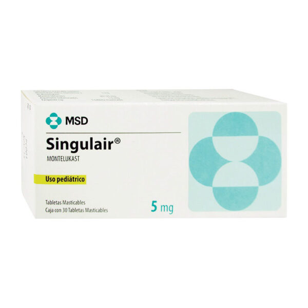 SINGULAIR 5 MG 30 TABLETAS (A)