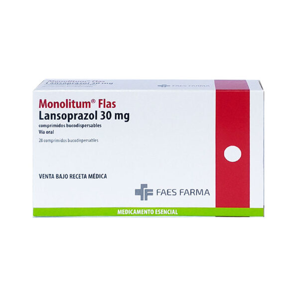 MONOLITUM FLAS 30 MG 28 COMPRIMIDOS