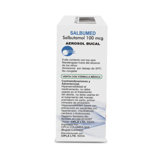 SALBUMED 100MG AEROSOL 200 DOSIS CIPLA