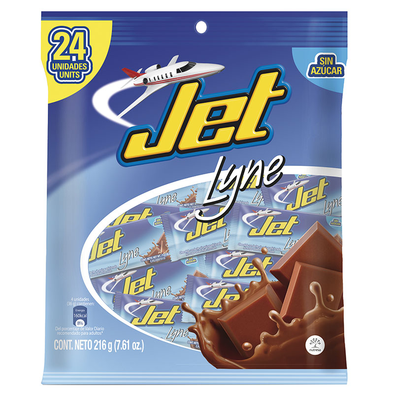 Chocolatina Jet Lyne 24 Unidades