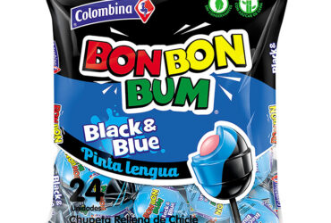 Bon Bon Bum Black Blue 24 Unidades