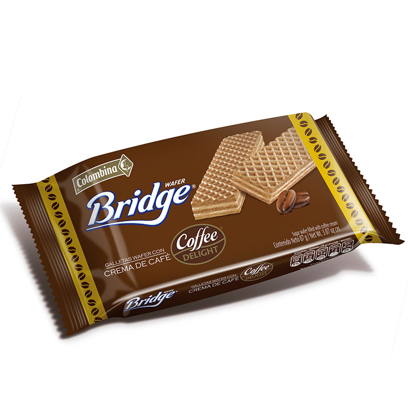 Gallelleta Wafer Bridge Coffee Delight 87 Gr