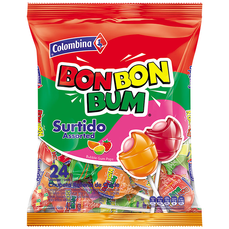 Bon Bon Bum Surtido 24 Unidades