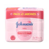 3 Jabón Johnson Baby Humectación 110 Gr Pack