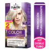 Palette Color Creme Kit 1 0 -1 Rubio Plateado Cenizo + Dt