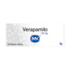 Verapamilo 120 Mg 30 Tabletas Mk