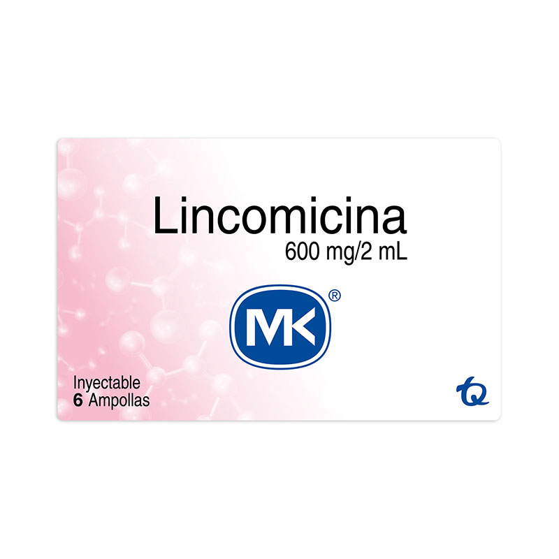Lincomicina 600 Mg 6 Ampollas Mk - Imagen 2