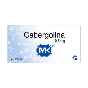 Cabergolina 0.5 Mg 4 Tabletas Mk(M)31524