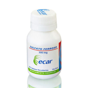 Sulfato Ferroso 300 Mg 100 Tabletas Ec