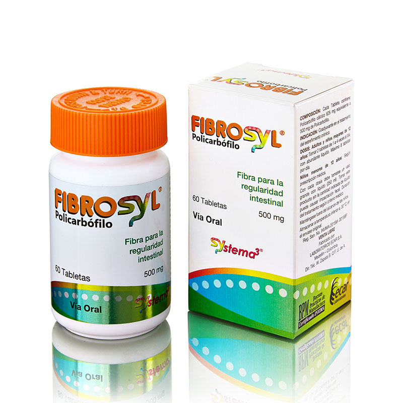 Fibrosyl 500 Mg 60 Tabletas Ec - Imagen 2
