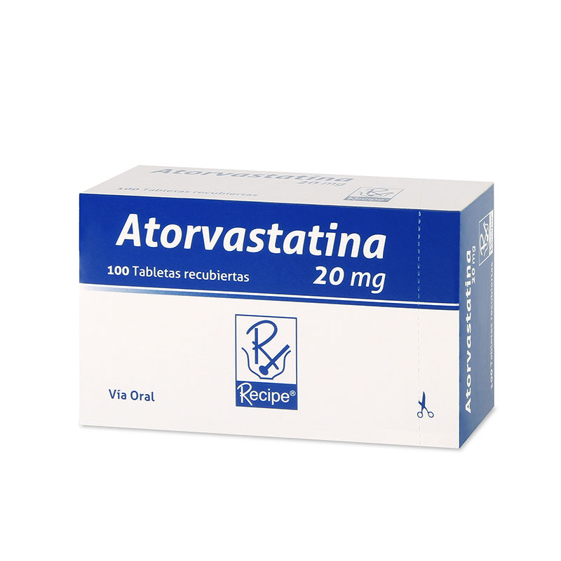 Atorvastatina 20 Mg 100 Tabletas Rc - Imagen 2