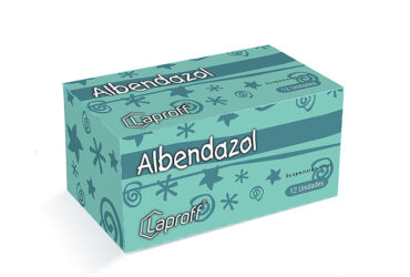 Albendazol Suspensión 20 Ml 1 Sobre Lp