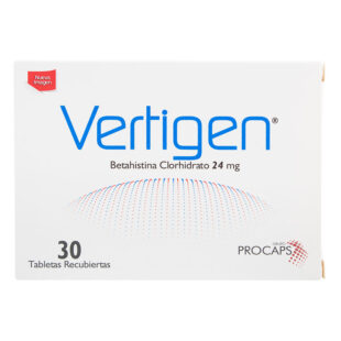Vertigen 24 Mg 30 Tabletas (Pae)