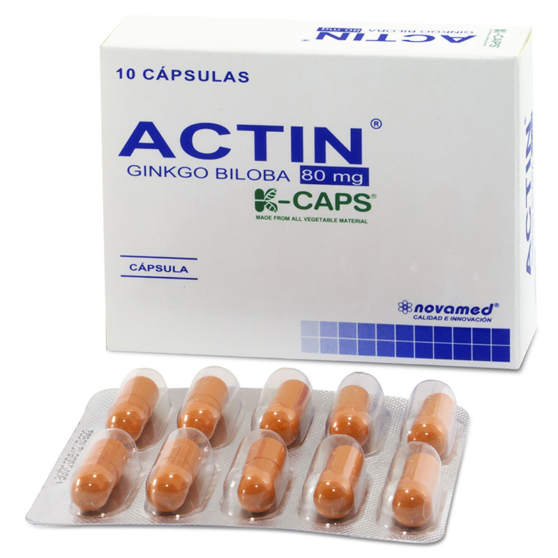 Actin 80 Mgs 10 Tabletas - Imagen 2