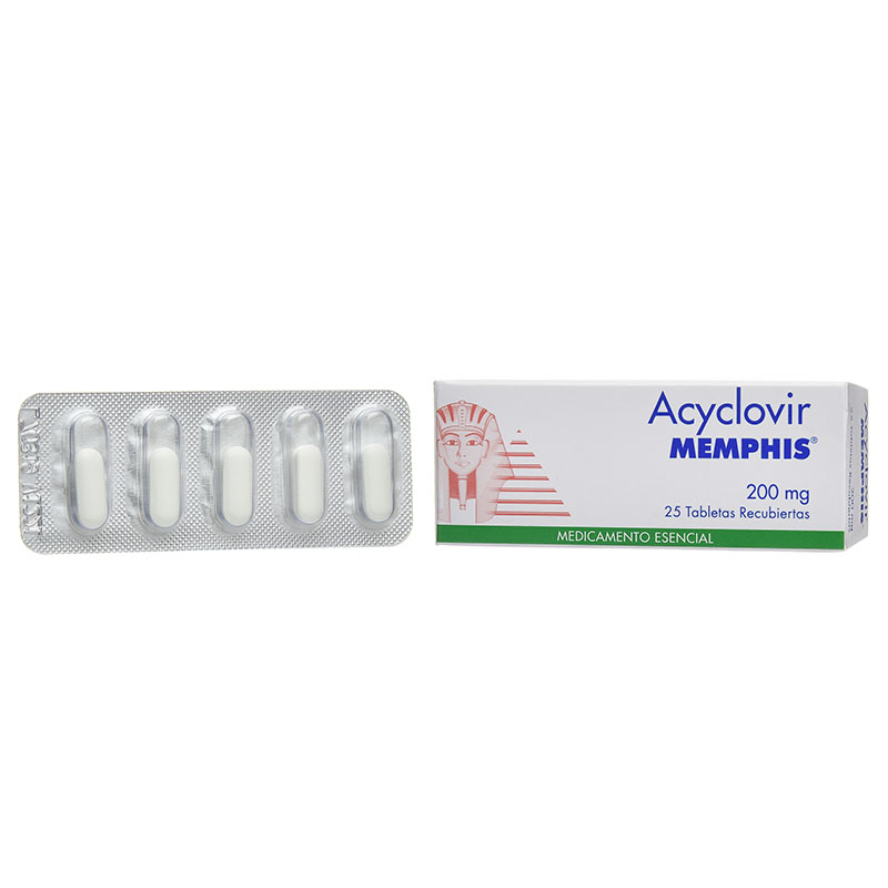 Acyclovir 200 Mg 25 Tabletas Mp - Imagen 2