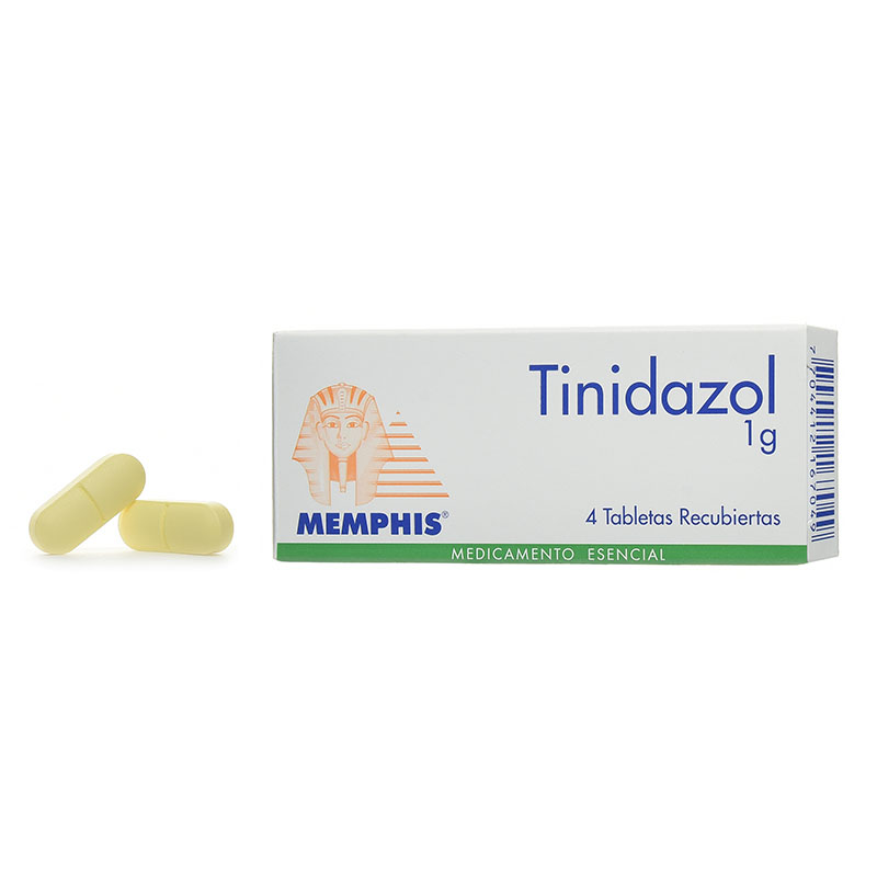 Tinidazol 1 Gr 4 Tabletas Mp - Imagen 2